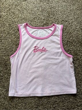 Mattel Barbie Light Pink Tank with Bright Pink Trim